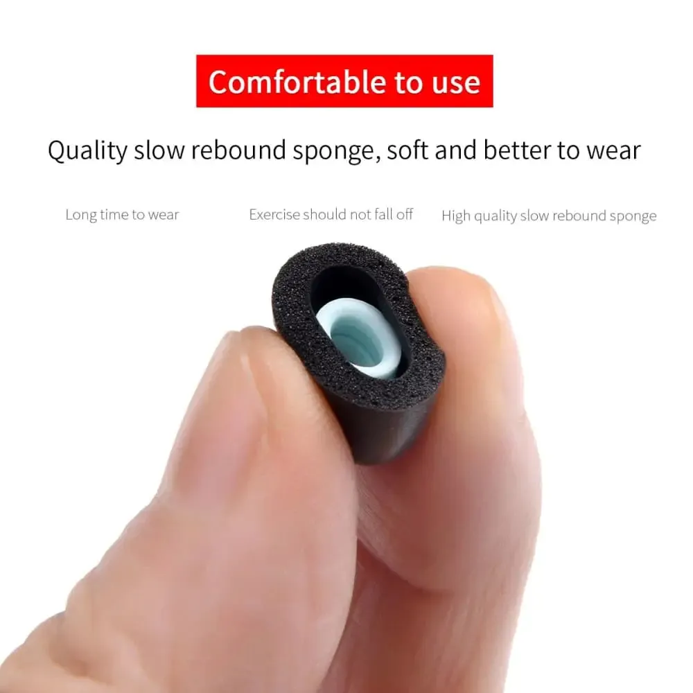 4pcs Anti-drop Noise Reduction Memory Foam Ear Tips for Nothing Ear (1) Tws Earphones