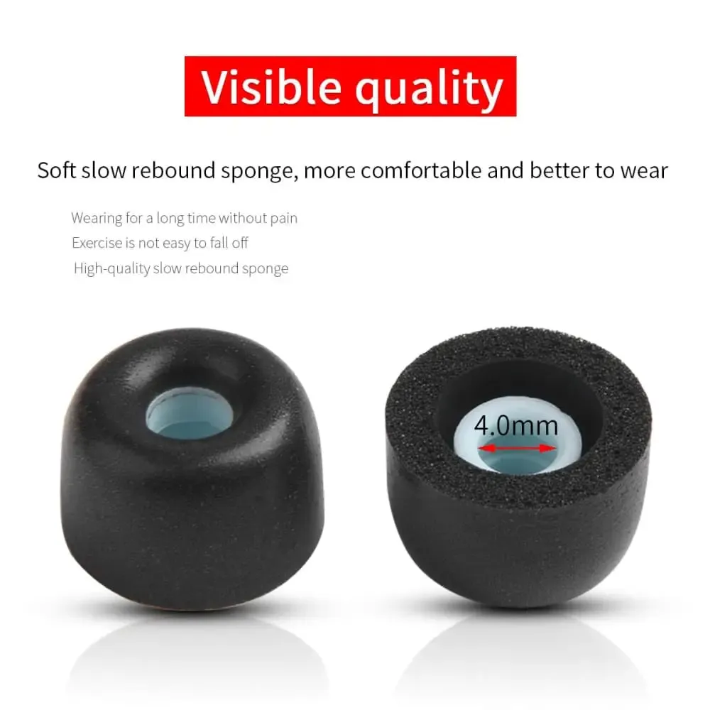 4pcs Anti-drop Noise Reduction Memory Foam Ear Tips for Nothing Ear (1) Tws Earphones