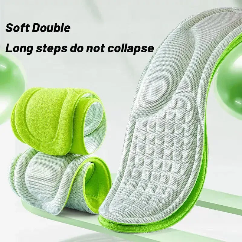 5d Massage Sports Insoles for Shock Absorption
