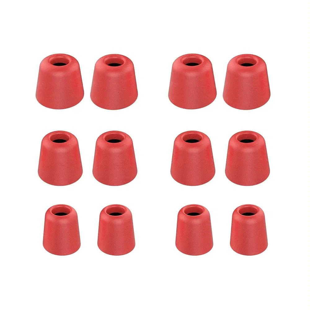 6 Pairs New Bee Memory Foam Ear Caps With Storage Box - Fits 5-7Mm Earphone Plugs