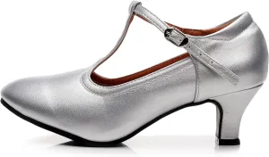 AOQUNFS Women Character Dance Shoes Ballroom Salsa Practice Performance Dancing Shoes,111