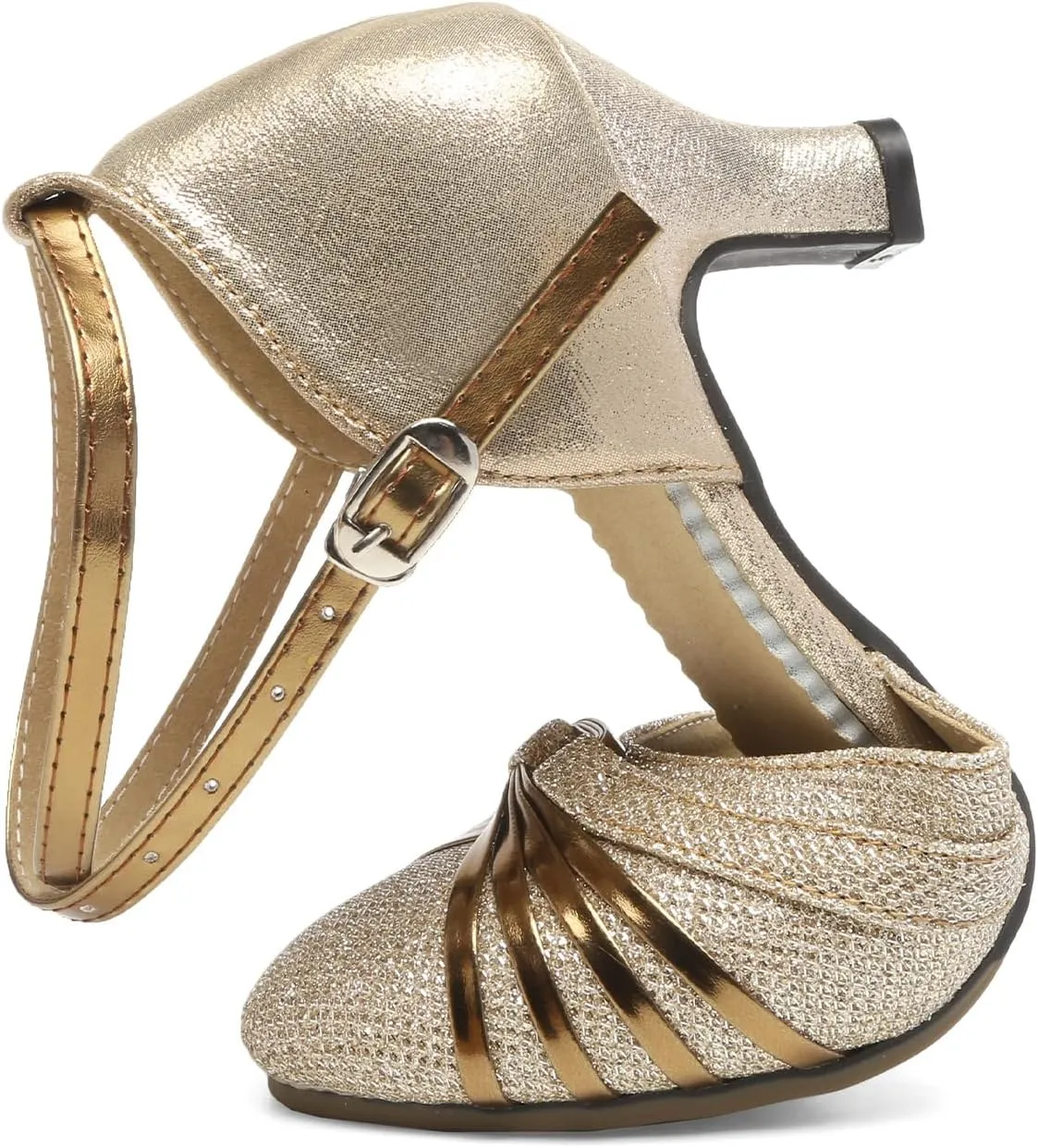 AOQUNFS Women Character Dance Shoes Ballroom Salsa Practice Performance Dancing Shoes,306