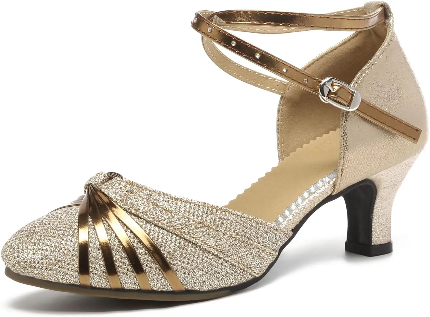 AOQUNFS Women Character Dance Shoes Ballroom Salsa Practice Performance Dancing Shoes,306