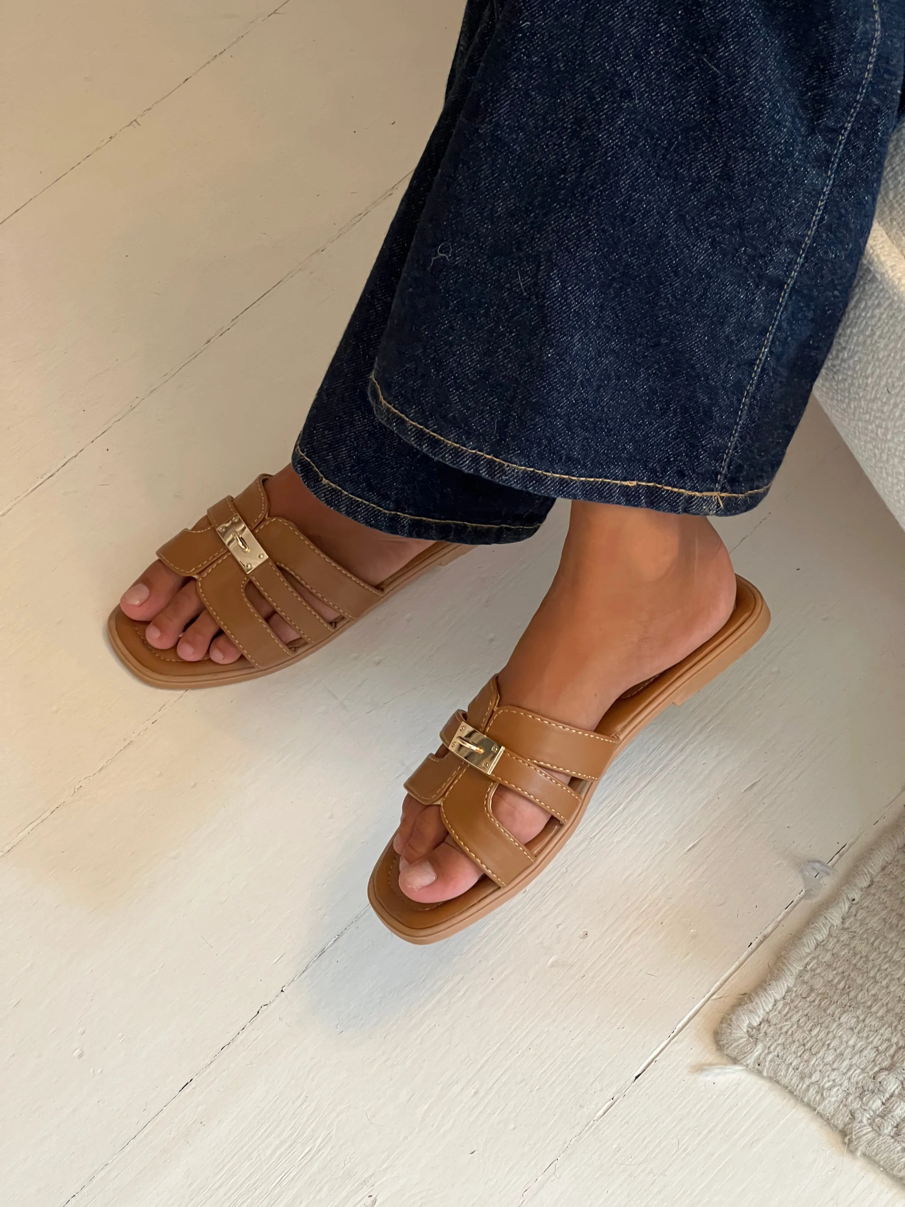 Arta sandals - Camel