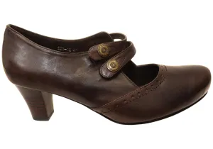 Birthmark Loza Womens Leather Comfortable Heels