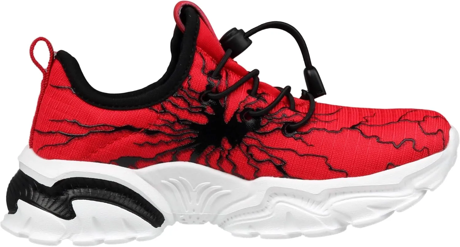 BRONAX Little/Big Boys Comfortable Graffiti Personality Tennis Shoes