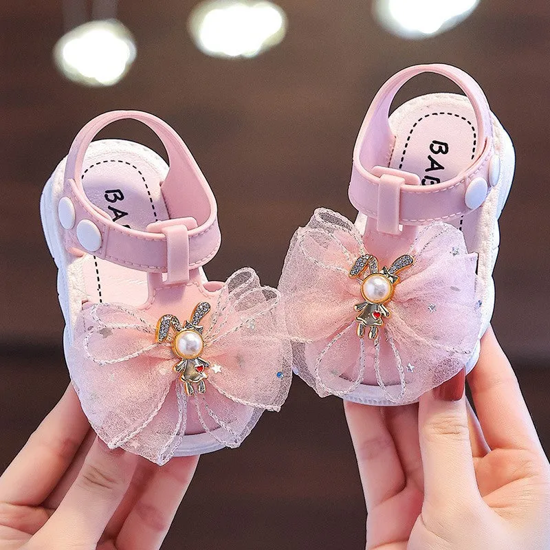 Bunny Bow Sandles for girls