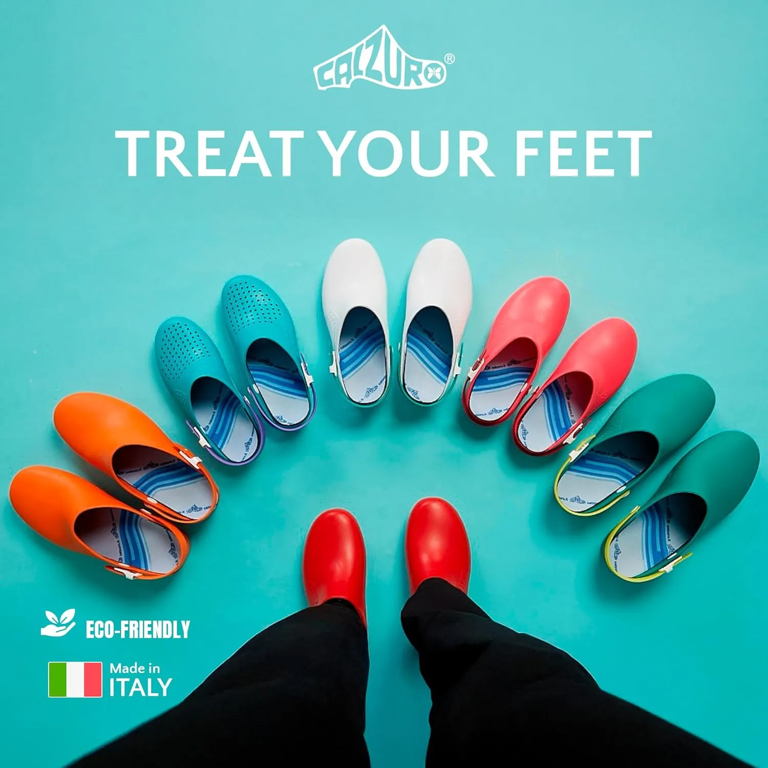 Calzuro Comfort Insole - Molded Foam Shoe Inserts for Women and Men, Cushioned & Supportive, Moisture-Wicking, Machine Washable, Pair - 35/36 US Women's 6.5-7.0 / US Men's 4.5-5.0