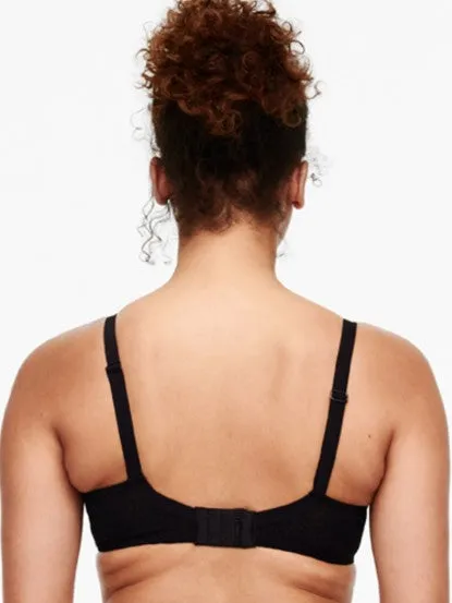 Chantelle C Jolie Memory Foam Underwire J-Hook Convertible Bra (Nude, Black)