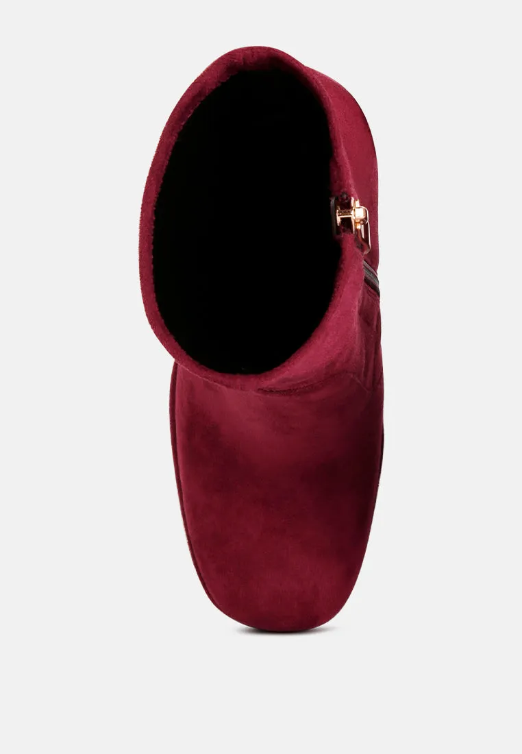 clubbing high heele platform ankle boots