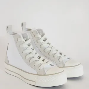 Converse CTAS Lift Hi Two-Tone White Women's Platform Sneakers A09774C NWT