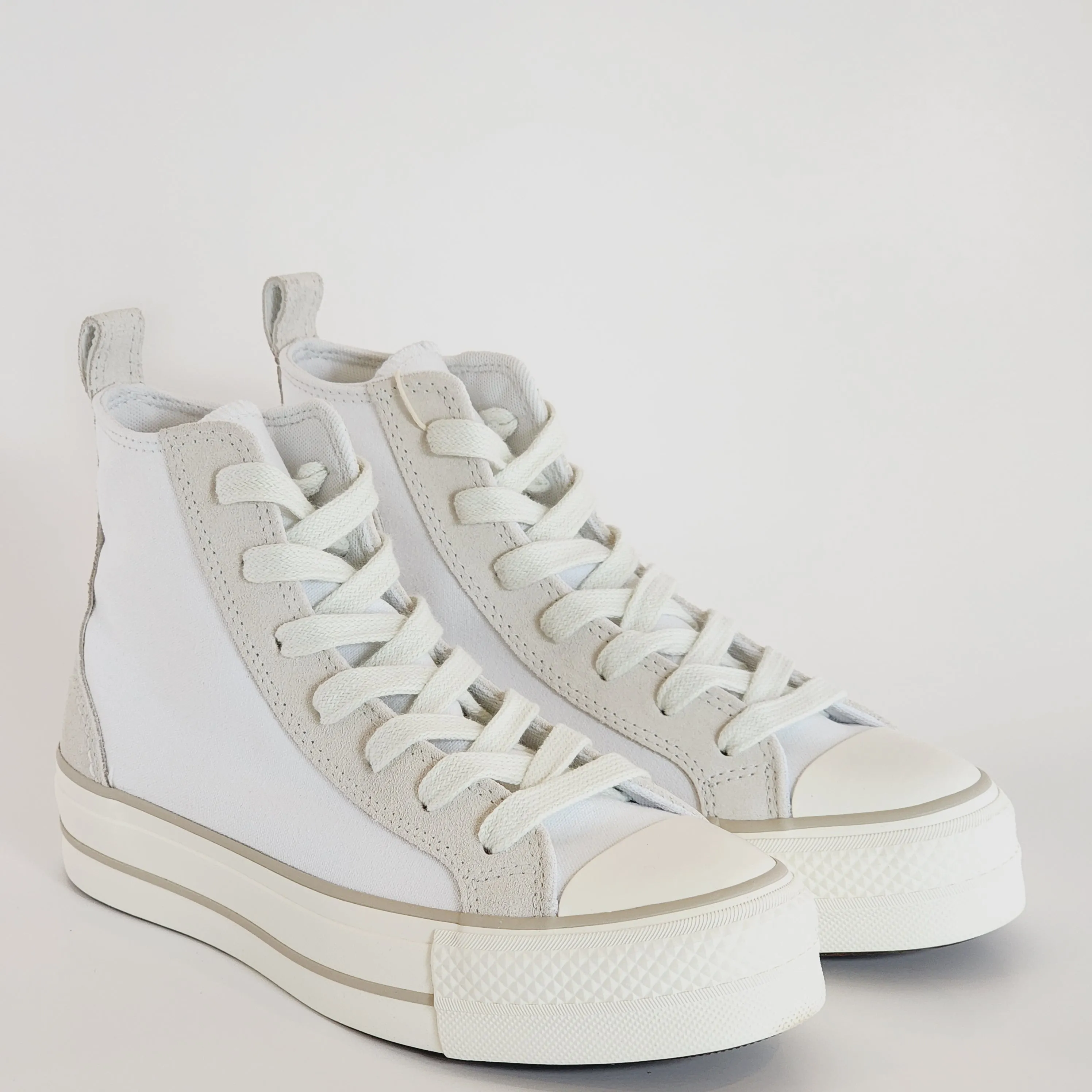 Converse CTAS Lift Hi Two-Tone White Women's Platform Sneakers A09774C NWT