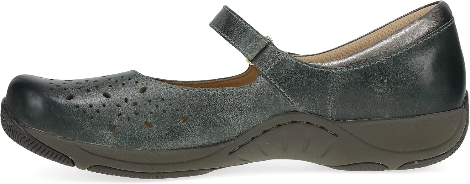 Dansko Stacy Mary Jane - Lightweight Support in a Versatile Style- Slip-Resistant Rubber Outsole Suitable for Dry, Wet, and Oily/Wet Surfaces