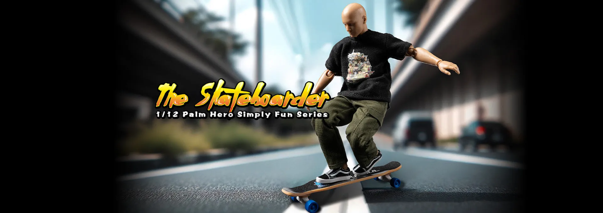 DID - 1/12 Palm Hero Simply Fun Series - The Skateboarder