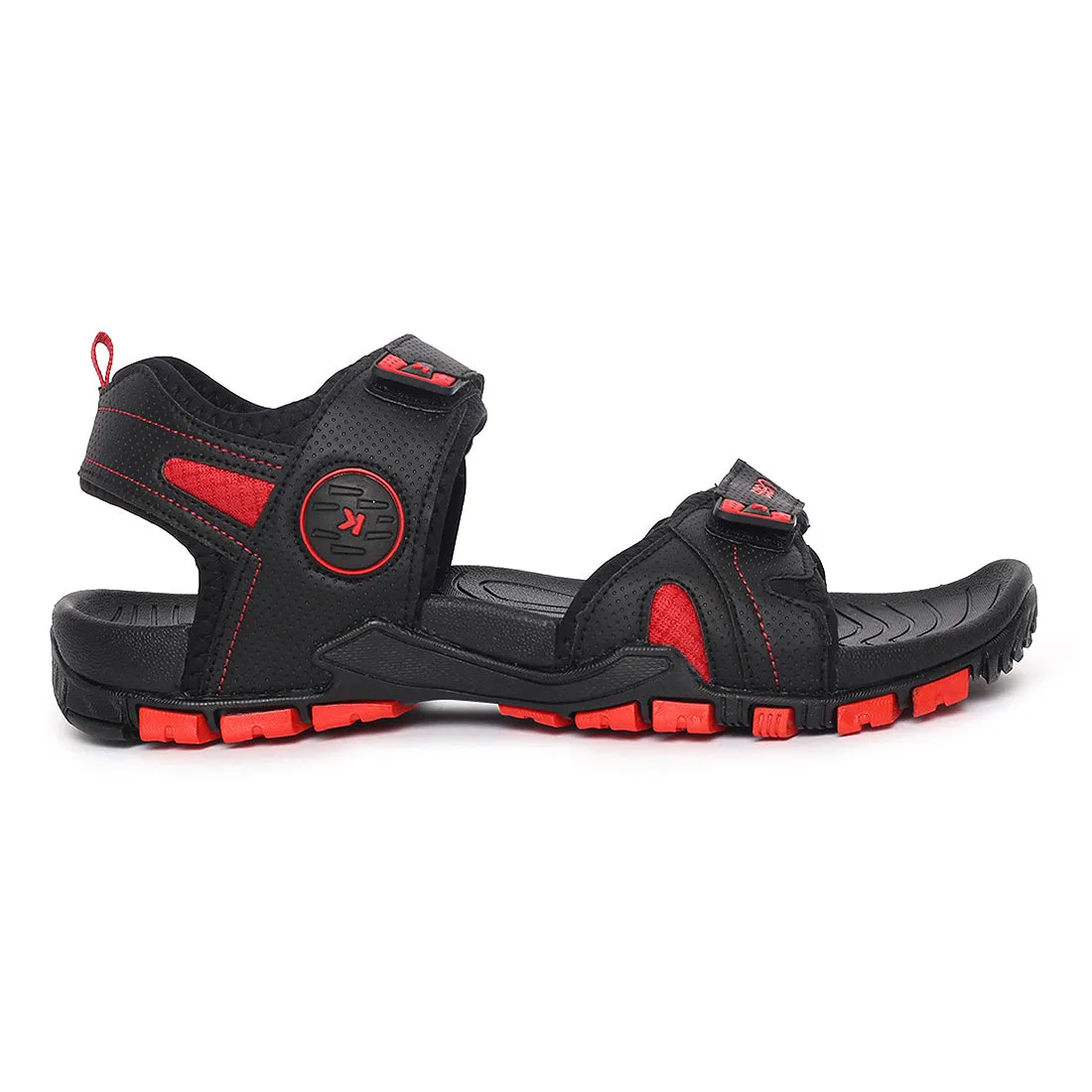 Eeken ESDGO4503 Black Stylish Lightweight Dailywear Sports Sandals For Men