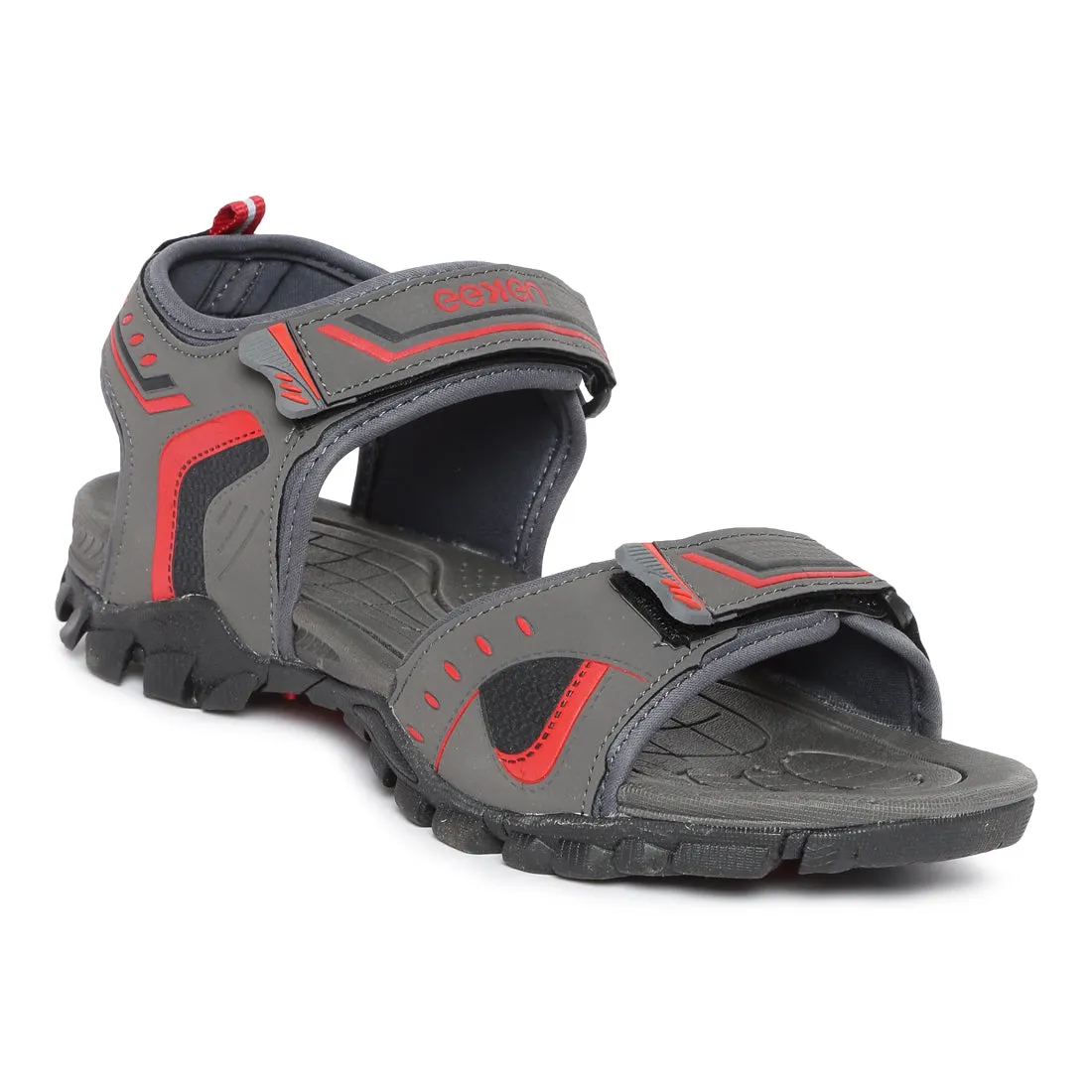 Eeken ESDGO4508S Grey Stylish Lightweight Dailywear Sports Sandals For Men