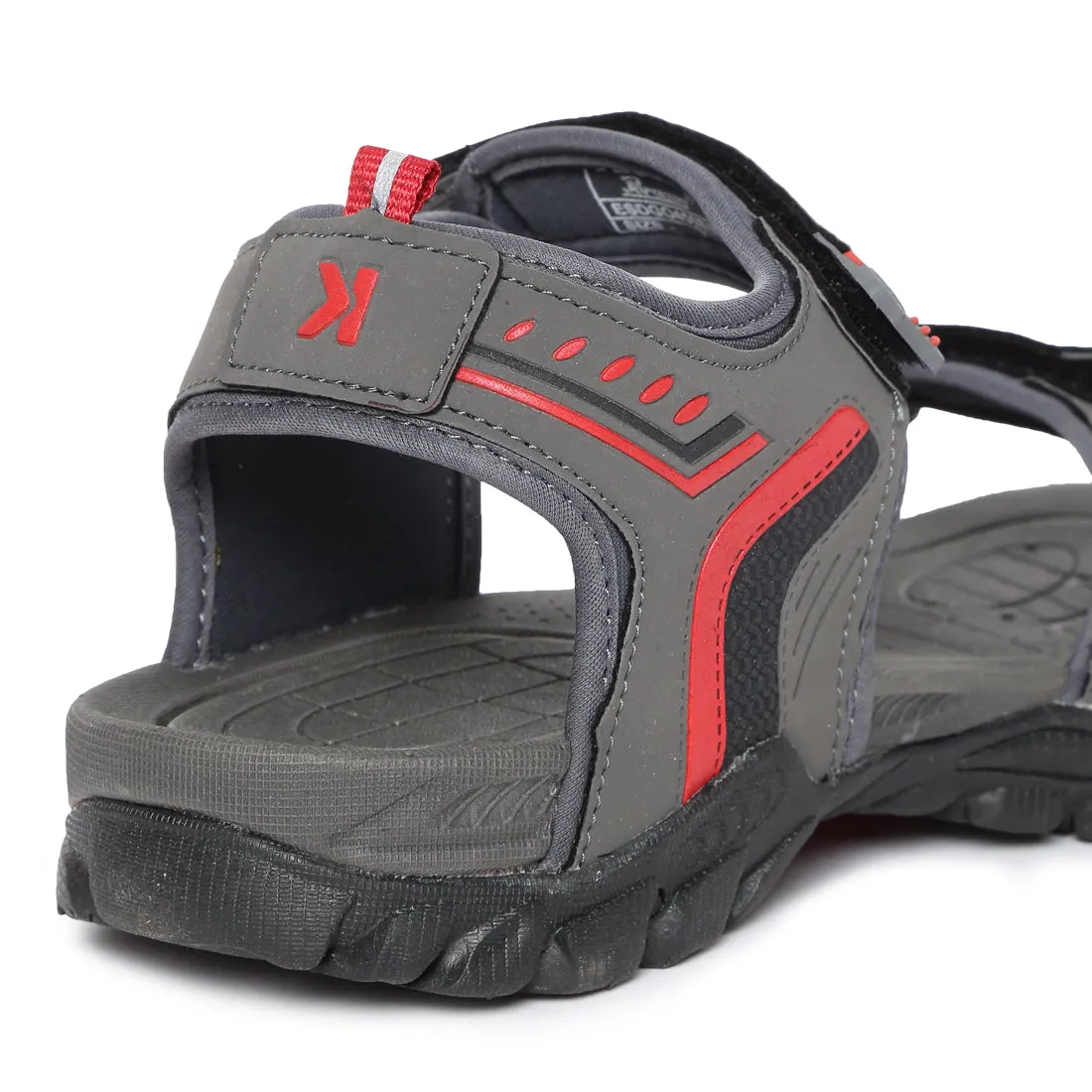 Eeken ESDGO4508S Grey Stylish Lightweight Dailywear Sports Sandals For Men