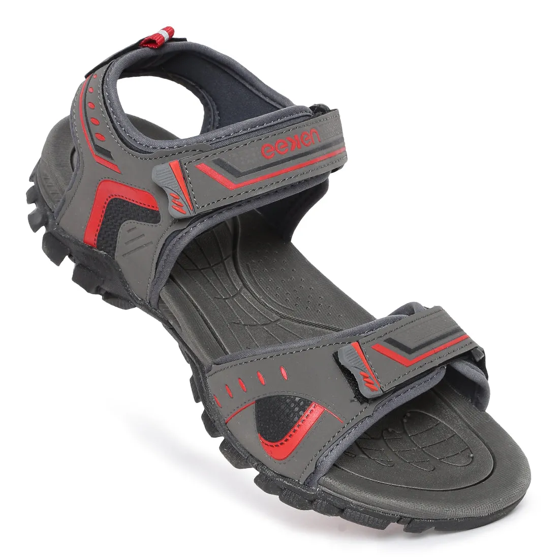 Eeken ESDGO4508S Grey Stylish Lightweight Dailywear Sports Sandals For Men