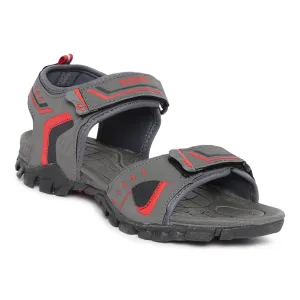 Eeken ESDGO4508S Grey Stylish Lightweight Dailywear Sports Sandals For Men