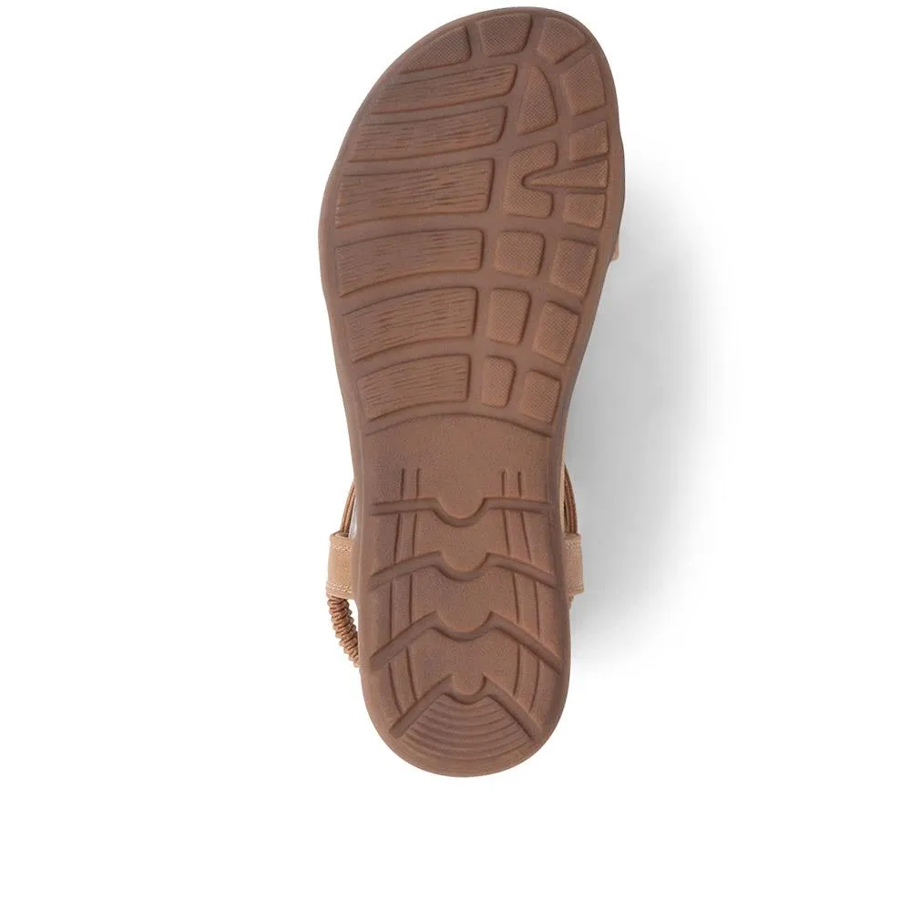 Embellished Flat Sandals - BAIZH37051 / 323 374
