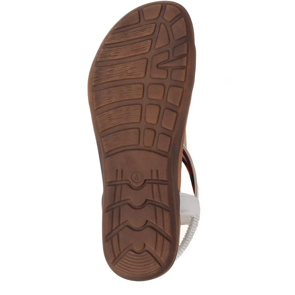 Embellished Flat Sandals - BAIZH37051 / 323 374