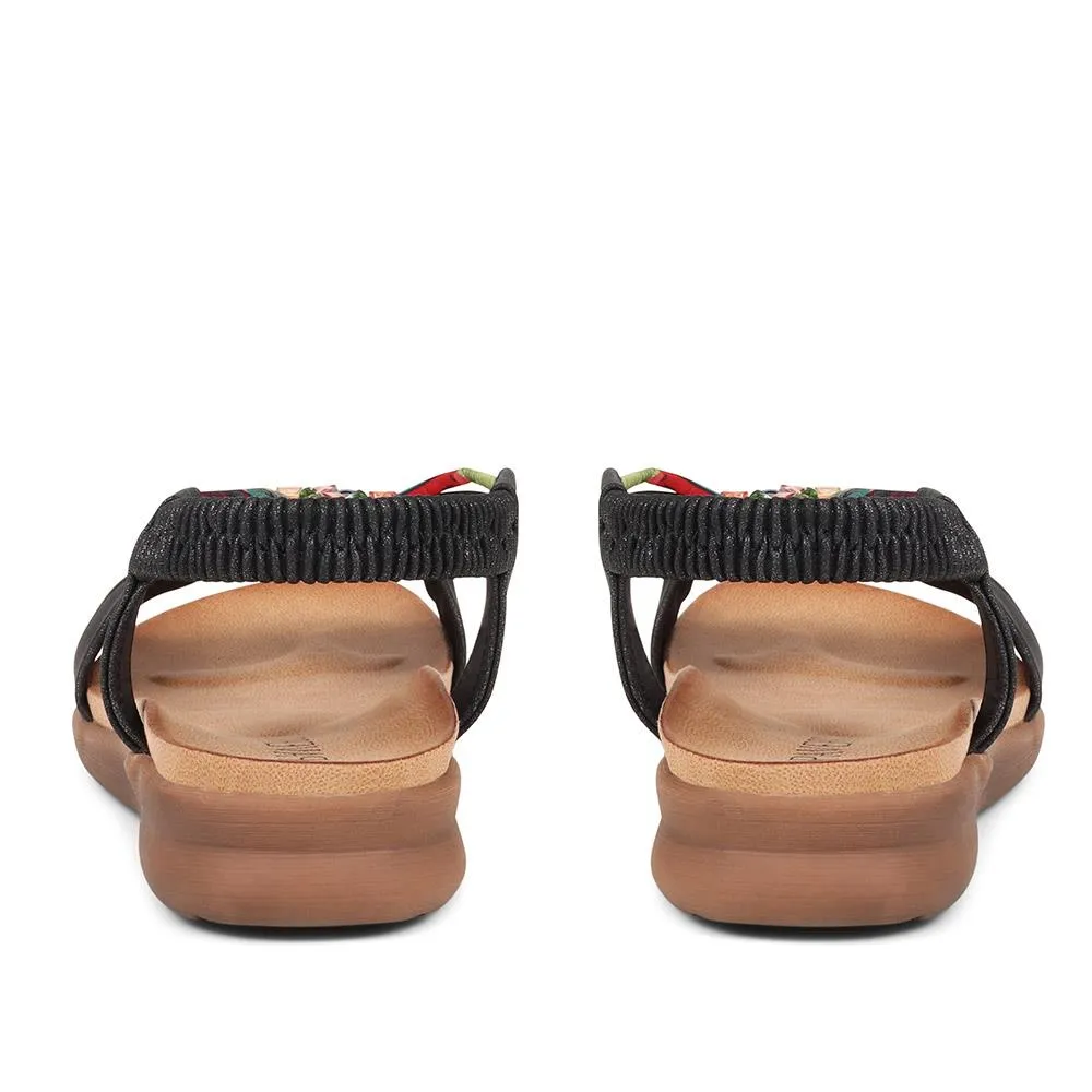 Embellished Flat Sandals - BAIZH37051 / 323 374