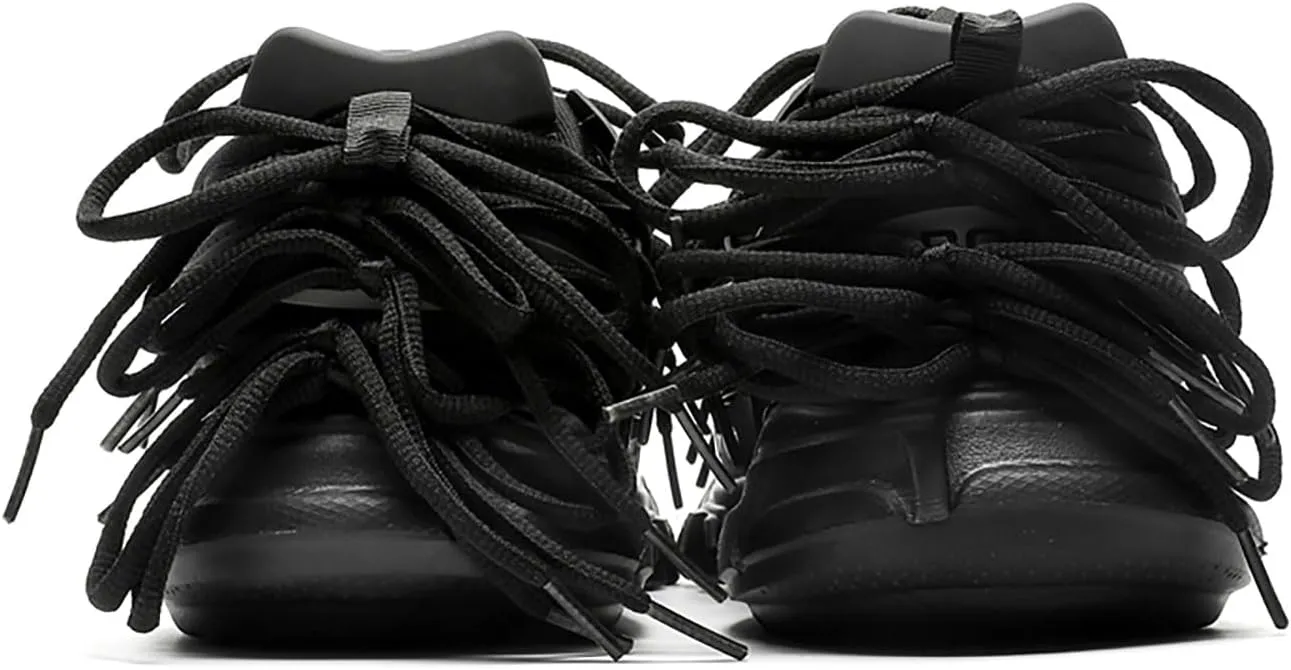 Fashion Casual Platform Chunky Sneakers for Women Non-Slip Dad Shoes for Men Comfortable Lace-up Tennis Shoes