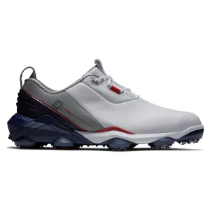 Footjoy Tour Alpha Golf Shoes - White/Navy/Grey