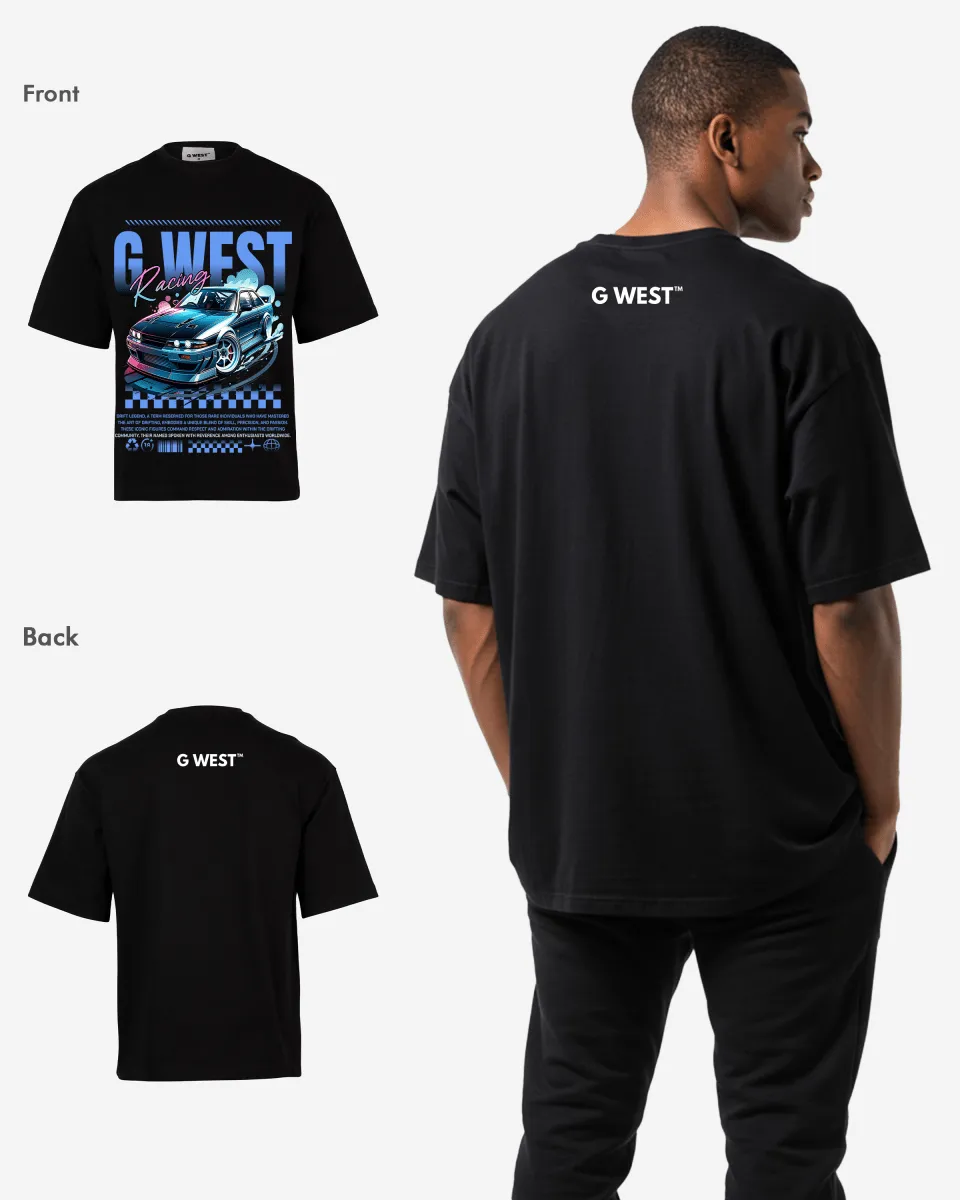 G-WEST RACING OVERSIZED TEE GWROJMT144