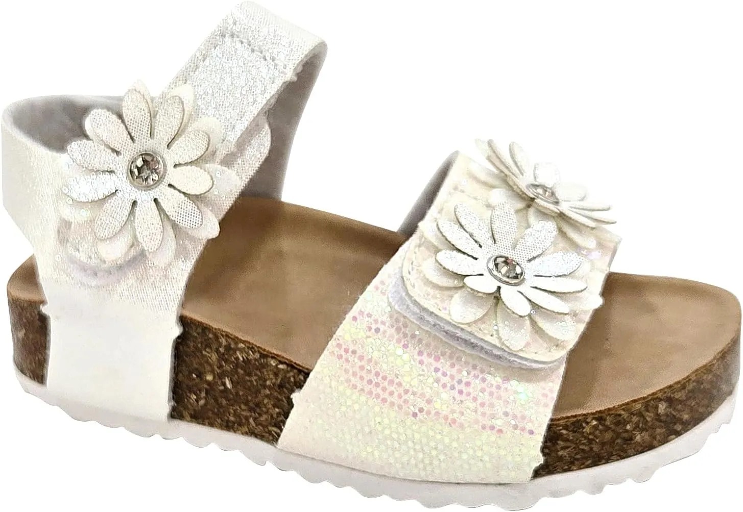 Girls Flats Sandals Open Toe Dress Princess Shoes for School Wedding Party XX709