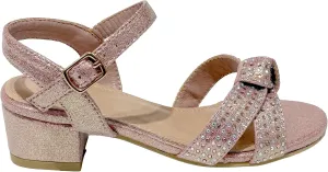 Girls Sandals for Girls Low Heels Pumps Flower Wedding School Party Shoes (Toddler/Little Kid/Big Kid) XX722
