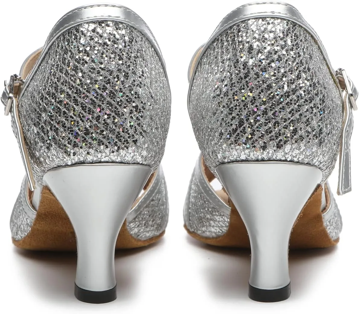Girls Womens Latin Salsa Dance Shoes Glitter Comfortable Wedding Evening Sandals