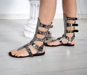 Gladiator Men Sandals, Movie and Theater gladiator sandals, Handmade Sparta Sandals, Genuine Leather sandals, Sandals for Party