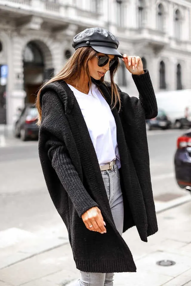 Hayley I Modern Hooded Cardigan