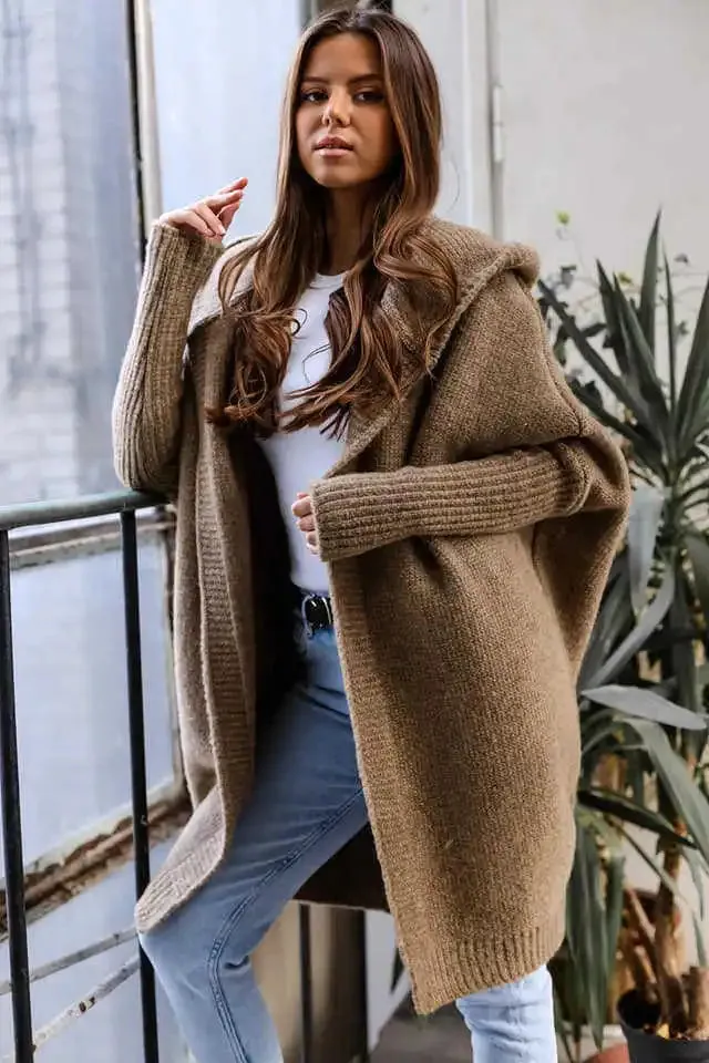 Hayley I Modern Hooded Cardigan