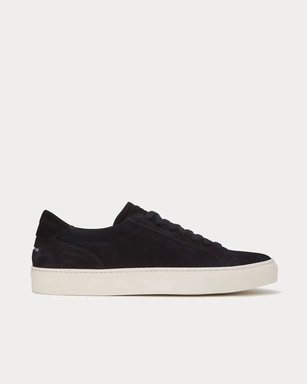 Helier Suede Black Low Top Sneakers