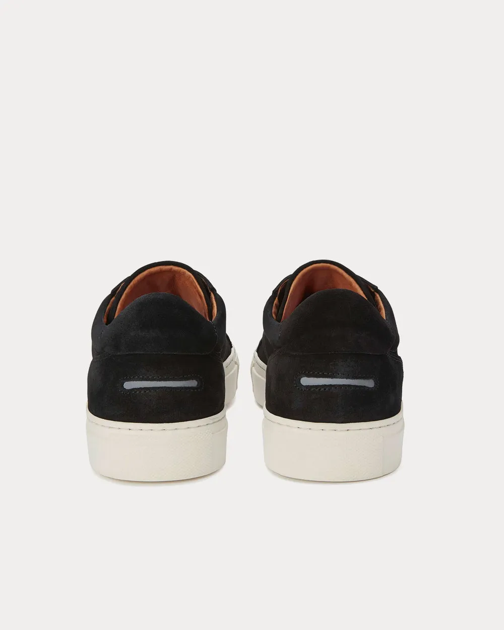 Helier Suede Black Low Top Sneakers