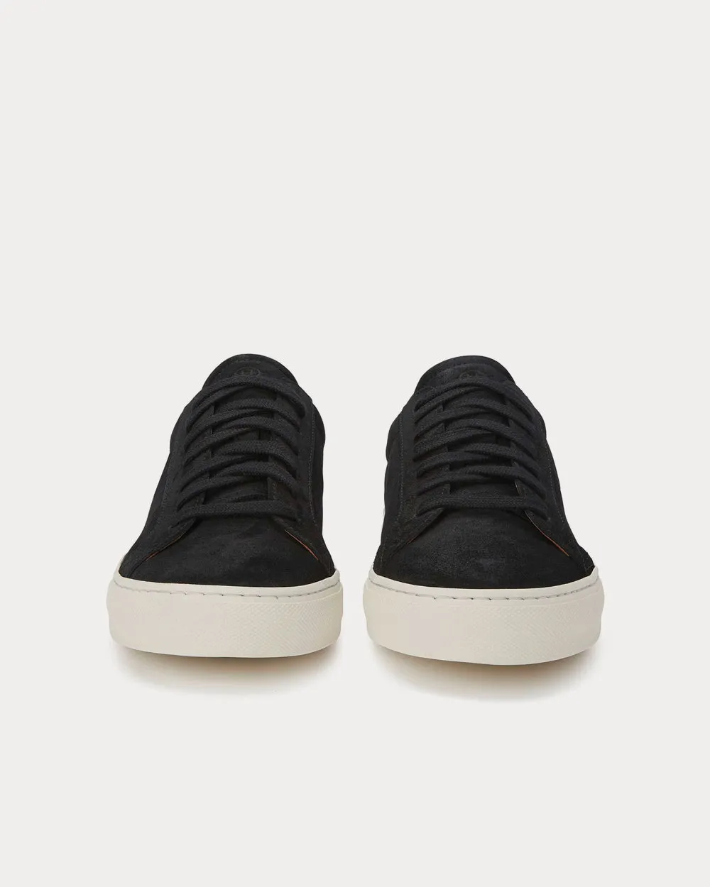 Helier Suede Black Low Top Sneakers