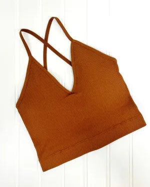 High Expectation Brami Top in Camel FINAL SALE