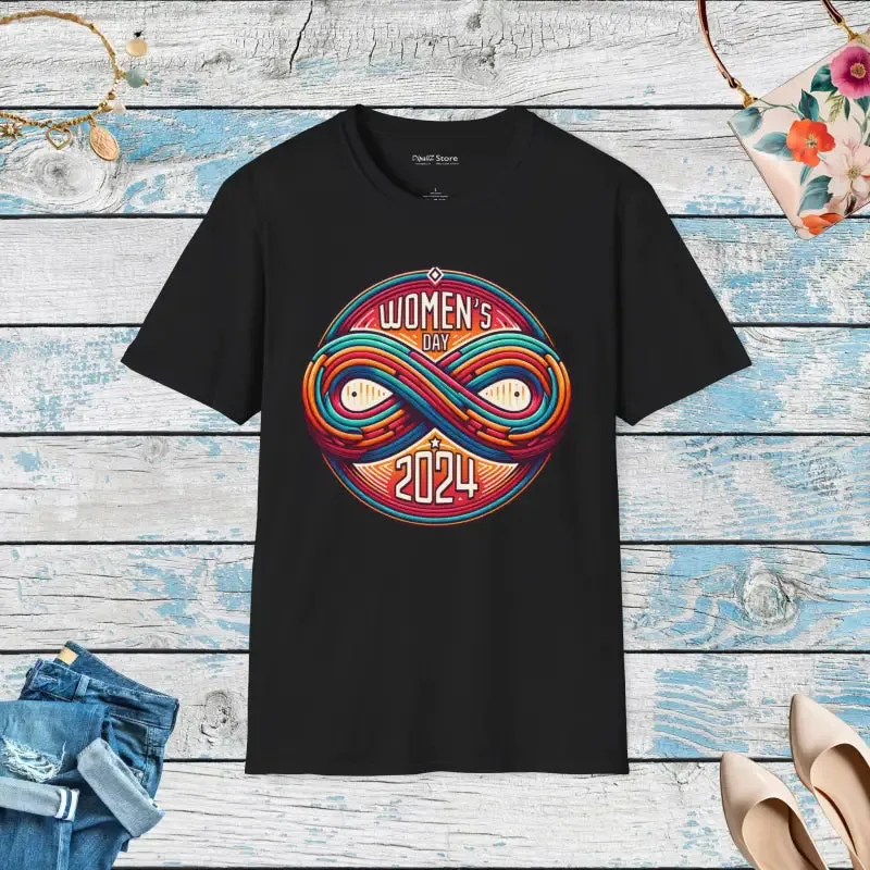 Infinity Symbol Unisex Womens Day Tee Chic