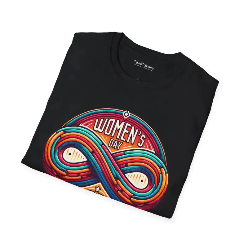 Infinity Symbol Unisex Womens Day Tee Chic