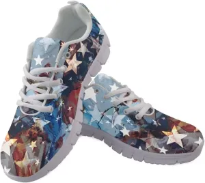 Jeiento Outdoor Running Sneaker for Women Men Fashion Tennis Shoes Causal Travel Walking Flat Shoes Breathable Mesh Workout Casual Shoes