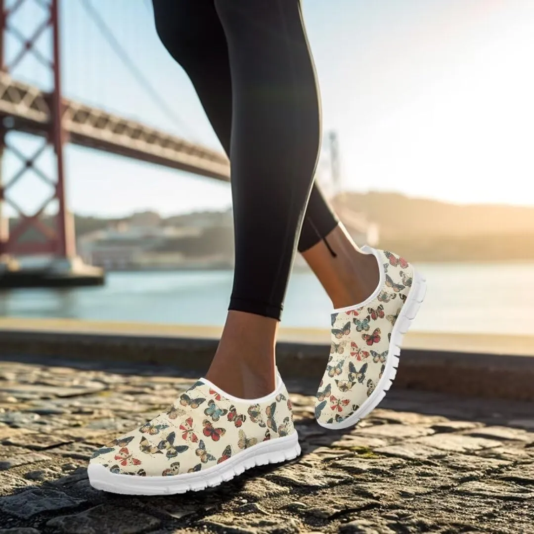 Jeiento Outdoor Running Sneaker for Women Non Slip Mesh Workout Athletic Casual Shoes Tennis Shoes for Hiking Walking Sports Travel Jogging Shoes