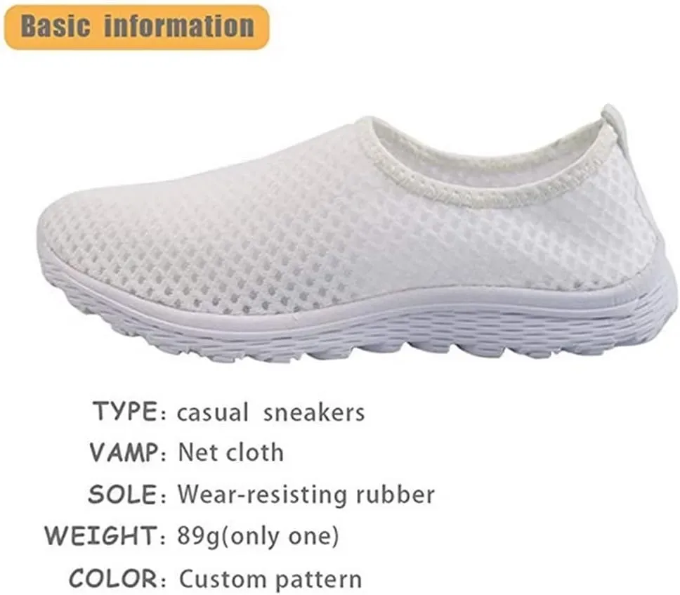 Jeiento Valentine's Day Shoes for Women Men Teenager Sweet Walking Tennis Slip-On Casual Loafers for Hiking Walking Sports Travel Jogging Mesh Shoes