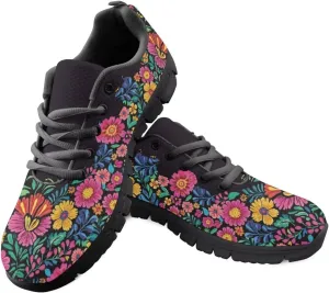 Jeiento Womens Fashion Sneaker Low Top Lace Up Walking Sneakers Non Slip Comfort Road Running Shoe Work Footwear