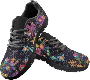 Jeiento Womens Fashion Sneaker Low Top Lace Up Walking Sneakers Non Slip Comfort Road Running Shoe Work Footwear
