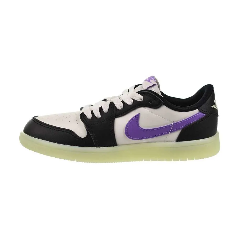 Jordan 1 Retro Low OG (PS) Little Kids' Shoes Black Raspberry hf0411-001