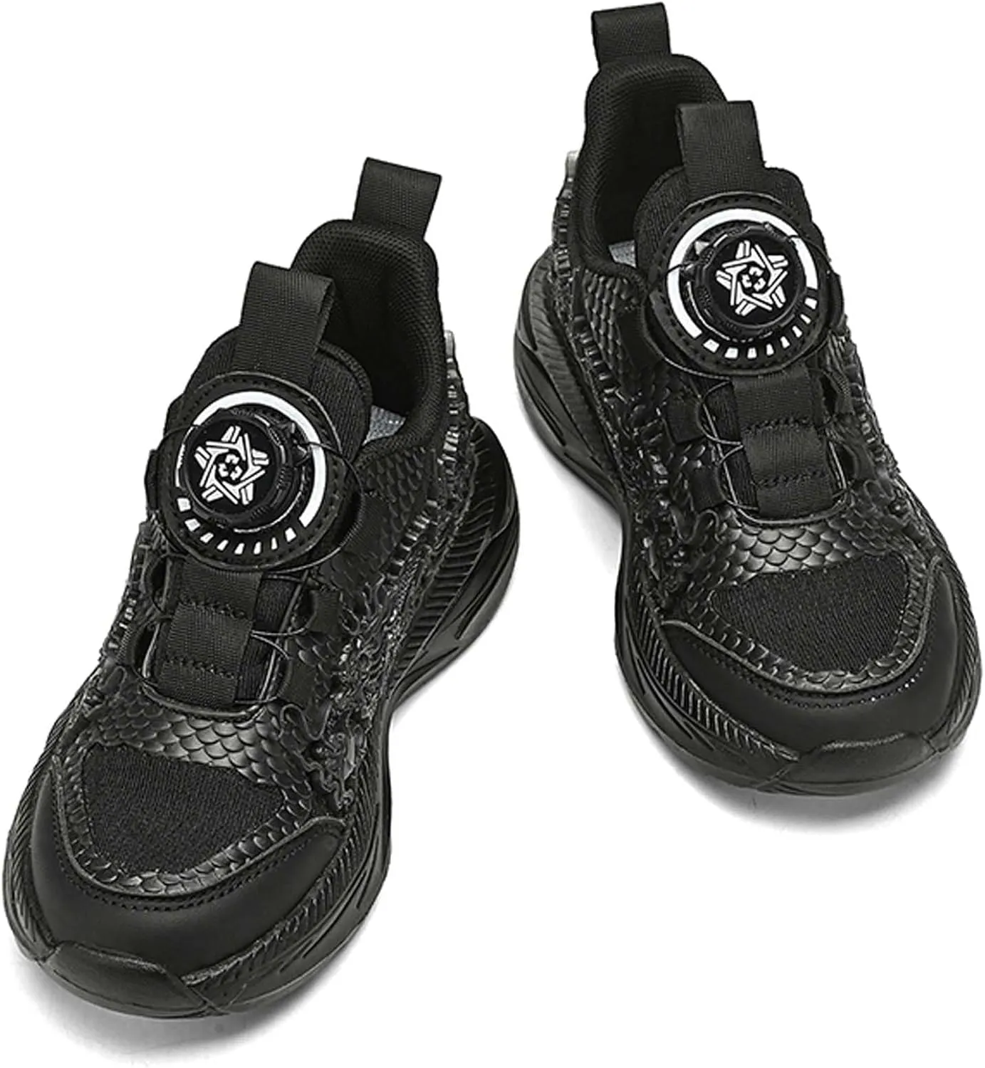 Kids Sneakers Boys Girls Night Glow Casual Walking Shoes Arch Support High Elasticity Badminton Shoes Lightweight Comfortable Sport Athletic 12.5~6.5 Sizes