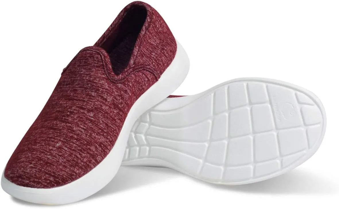 LeMouton Women's Wool Shoes Comfortable Lightweight Walking Casual Slip on
