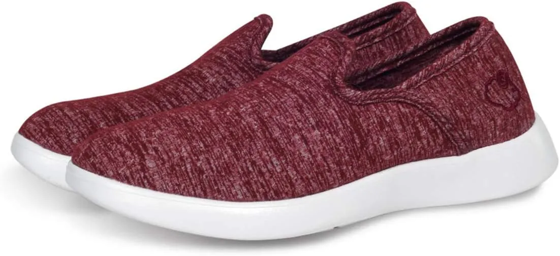LeMouton Women's Wool Shoes Comfortable Lightweight Walking Casual Slip on